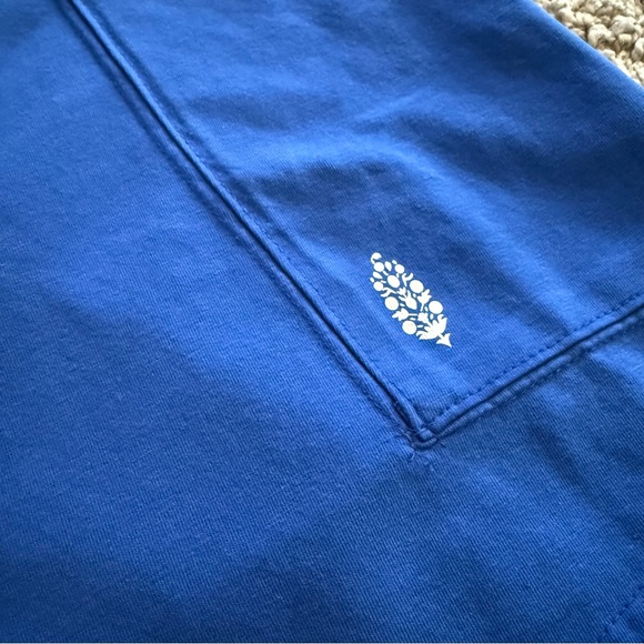 Free People Hot Shot Tee Romper Electric Shock Blue Size Small New With Tags - Picture 4 of 6